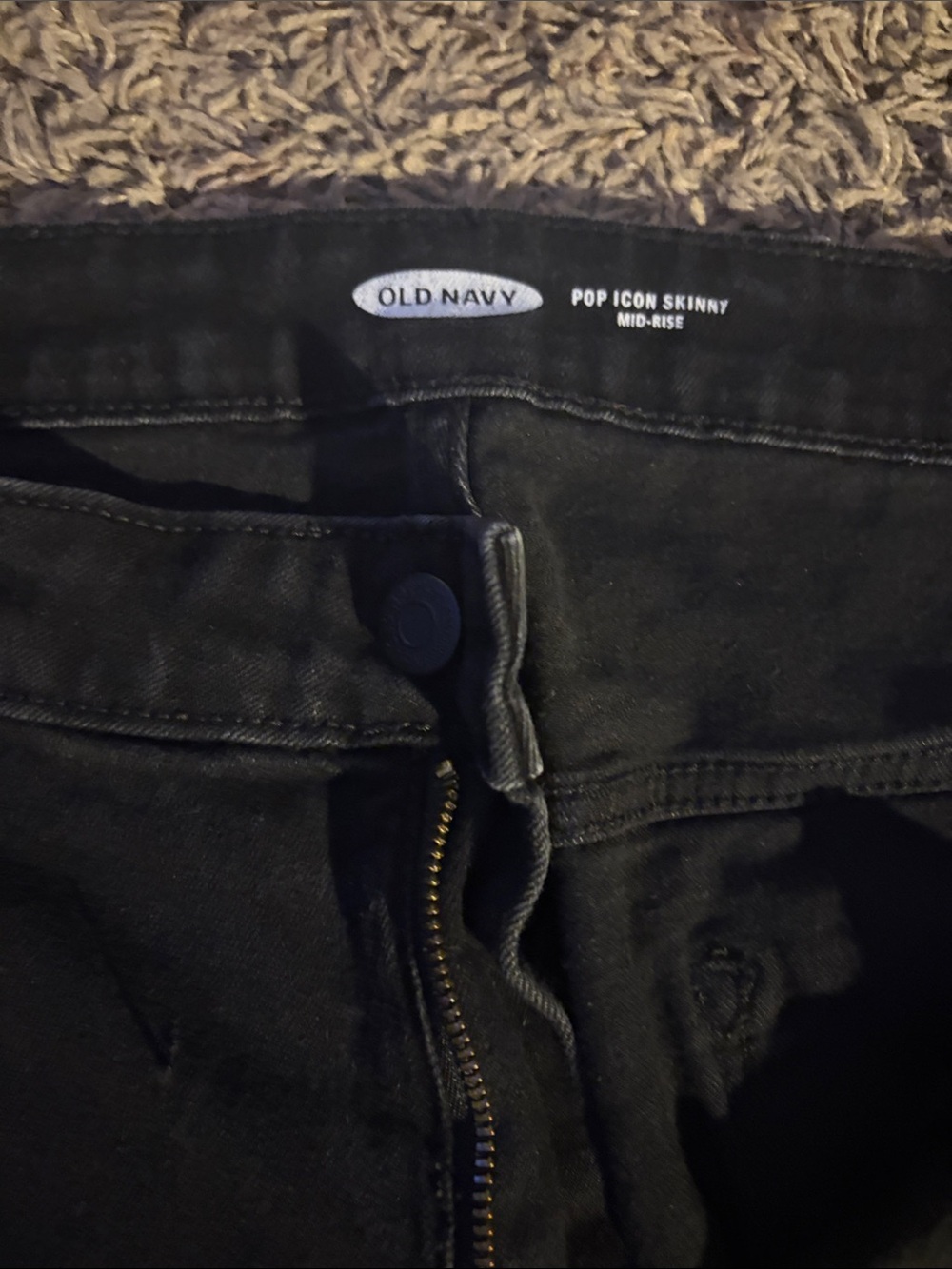 Old Navy Black Pop Icon Skinny Jeans - Picture 2 of 7